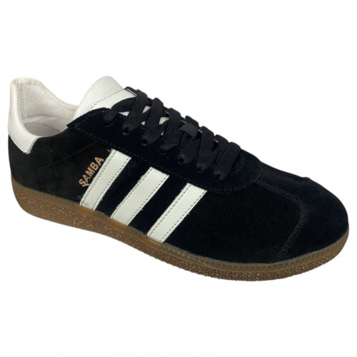 Кеды женские замшевые BRAVE 18079 SAMBA черные