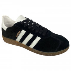 Кеды женские замшевые BRAVE 18079 SAMBA черные