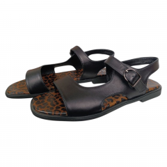 Босоножки женские кожаные ILONA 781/AR 01 черные