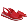 Босоножки женские кожаные FABIO MONELLI 00857-00-M5 красные