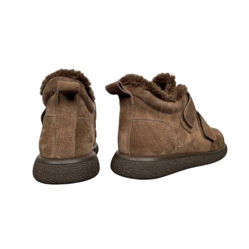 Черевики жіночі замшеві FOOT STEP 507 22 горіх хутро