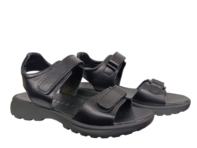 Босоножки Женские кожаные ANDALINI 142 01 черные 