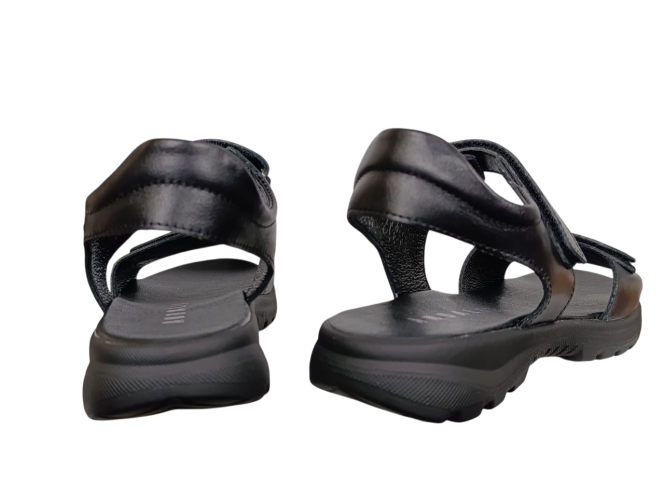 Босоножки Женские кожаные ANDALINI 142 01 черные 