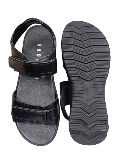 Босоножки Женские кожаные ANDALINI 142 01 черные 