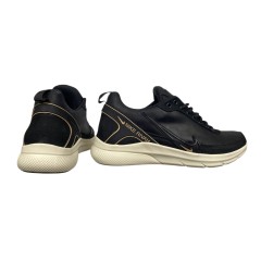 Кросівки чоловічі шкіряні NIKE RIVAN 2358 SPRINT чорні 