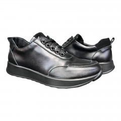 Кросівки Жіночі шкіряні VENTAJA 56/2 чорний замш