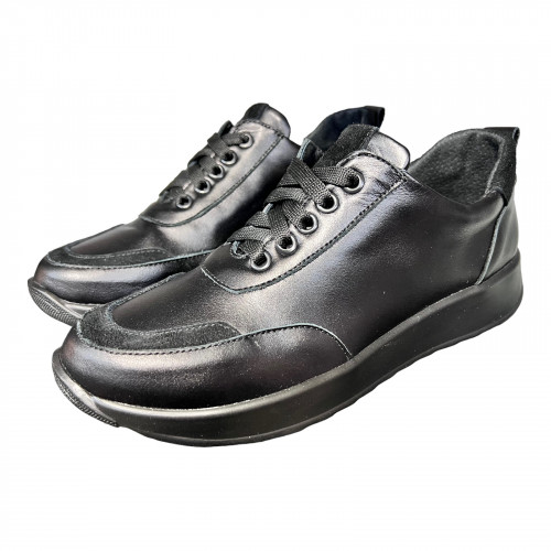 Кросівки Жіночі шкіряні VENTAJA 56/2 чорний замш