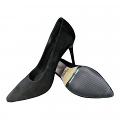 Туфли Женские кожаные ILONA 20 35 черный замш