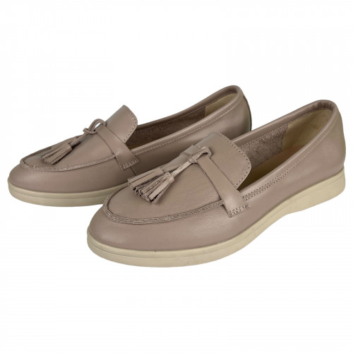  Лоферы Женские кожаные U.SPIRIT 5033 07 визон 