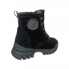 Черевики жіночі замшеві IT TS A 827-1 чорні хутро