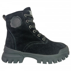 Черевики жіночі замшеві IT TS A 827-1 чорні хутро