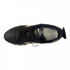 Кроссовки женские кожаные ALLSY 296-2 (190247) черные