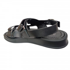 Босоножки женские кожаные ILONA 348/113 01 черные 