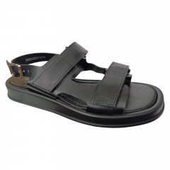 Босоножки женские кожаные ILONA 348/113 01 черные 