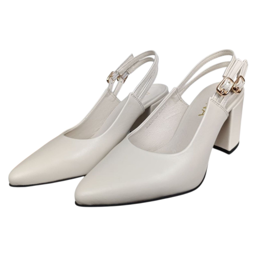 Босоножки Женские кожаные ILONA 814/729 28 кремовые