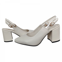 Босоножки Женские кожаные ILONA 814/729 28 кремовые