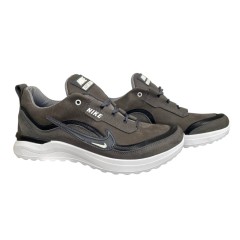 Кросівки чоловічі шкіряні Nike 32 46 SPRINT сірі 