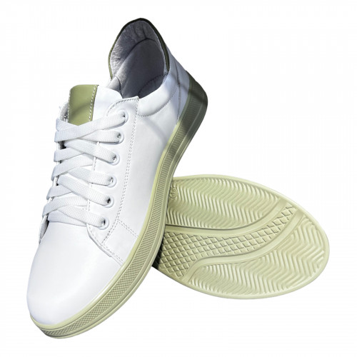 Кеды Женские кожаные VENTAJA 165 белое масло