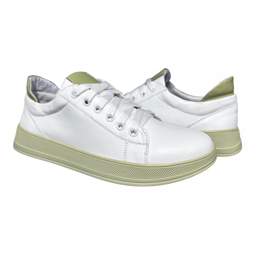 Кеды Женские кожаные VENTAJA 165 белое масло