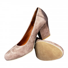 Туфли Женские кожаные ILONA 1 08 визон велюр