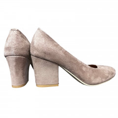 Туфли Женские кожаные ILONA 1 08 визон велюр