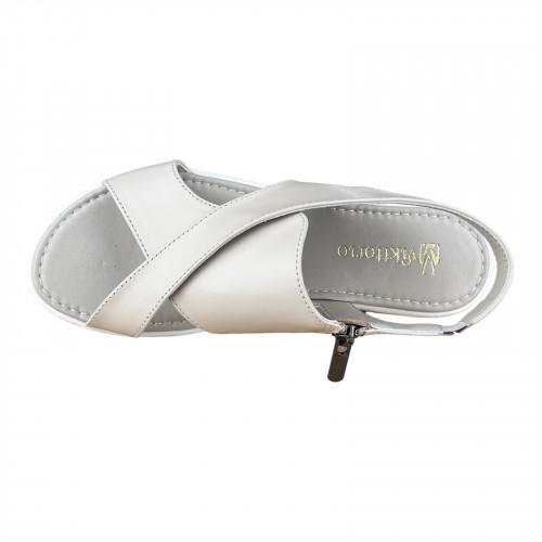 Босоножки Женские кожаные VIKTTORIO Лена белый