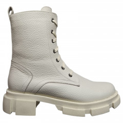 Черевики жіночі шкіряні TEMP 124 16 молочний F хутро