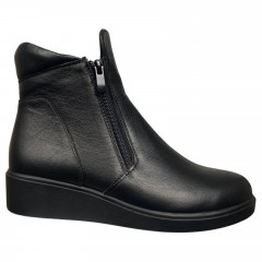 Черевики жіночі шкіряні SCORPION 2140 чорні байка