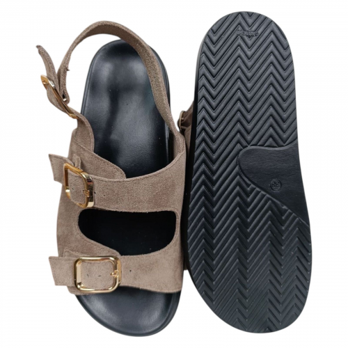 Босоножки женские замшевые ILONA 791/165 коричневые