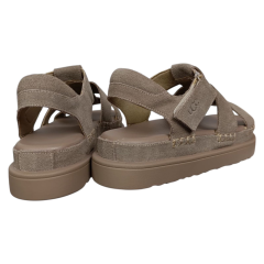 Босоніжкі жіночі замшеві HENGJI 179-3 беж