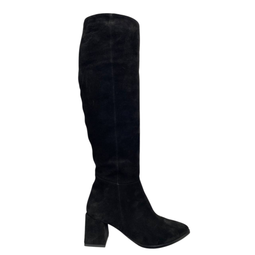 Чоботи жіночі замшеві ILONA 803/624 байка каблук