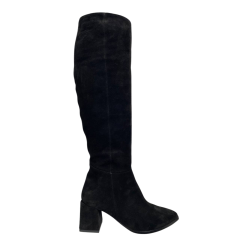 Чоботи жіночі замшеві ILONA 803/624 байка каблук