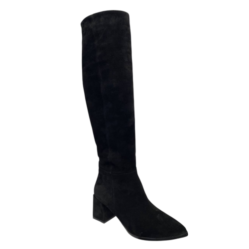 Чоботи жіночі замшеві ILONA 803/624 байка каблук