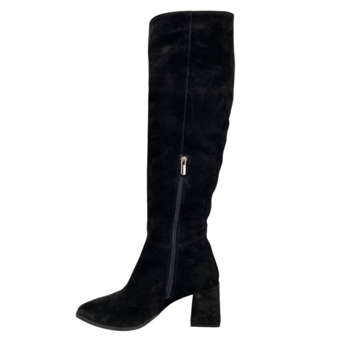 Чоботи жіночі замшеві ILONA 803/624 байка каблук