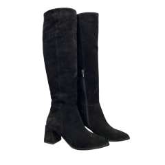 Чоботи жіночі замшеві ILONA 803/624 байка каблук