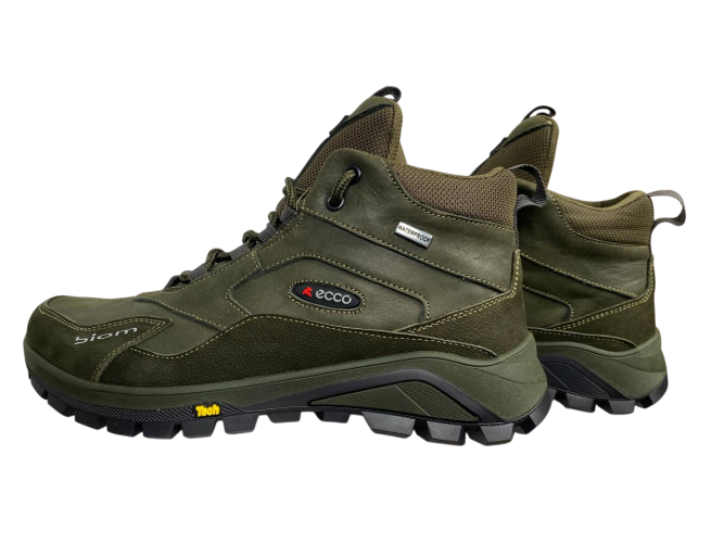 Черевики чоловічі шкіряні ICEFIELD 385 45 хакі хутро