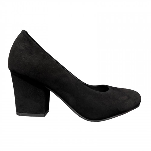 Туфлі Жіночі Шкіряні ILONA 1 08 чорний велюр