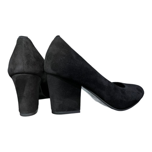 Туфлі Жіночі Шкіряні ILONA 1 08 чорний велюр