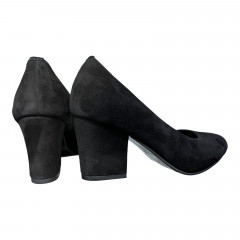 Туфли Женские Кожаные ILONA 1 08 черный велюр