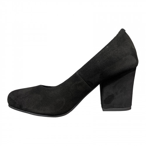 Туфлі Жіночі Шкіряні ILONA 1 08 чорний велюр