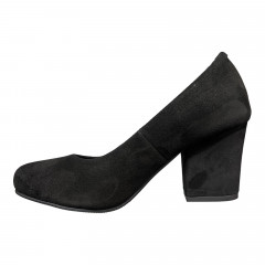 Туфли Женские Кожаные ILONA 1 08 черный велюр