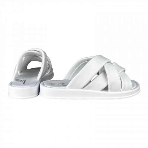 Шльопанці Жіночі шкіряні VLADEKS 2883 білий