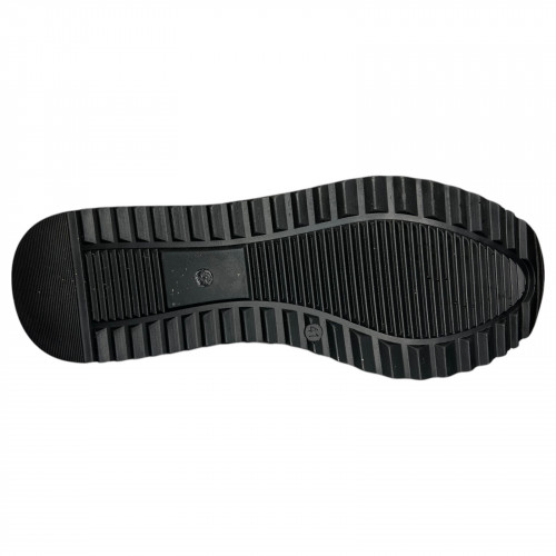 Ботинки женские замшевые ELVIX 1096 черный мех