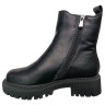 Черевики жіночі шкіряні IT TS AK81-6 челсі чорні  хутро
