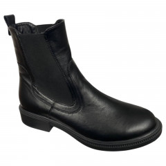 Черевики жіночі шкіряні SCORPION 2107 челсі чорні байка