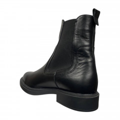 Черевики жіночі шкіряні SCORPION 2107 челсі чорні байка