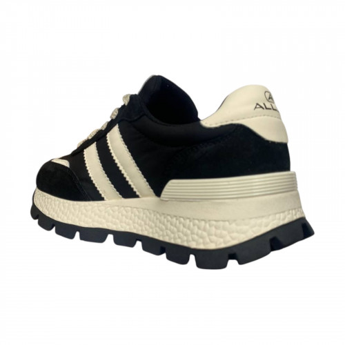 Кроссовки женские замшевые ALLSY 189689 черные