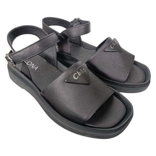 Босоножки женские кожаные ILONA 194/219 01 черные