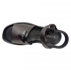 Босоножки женские кожаные ILONA 194/219 01 черные 