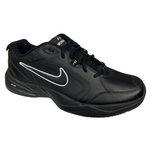 Кроссовки мужские кожаные NIKE G5418-2 черные